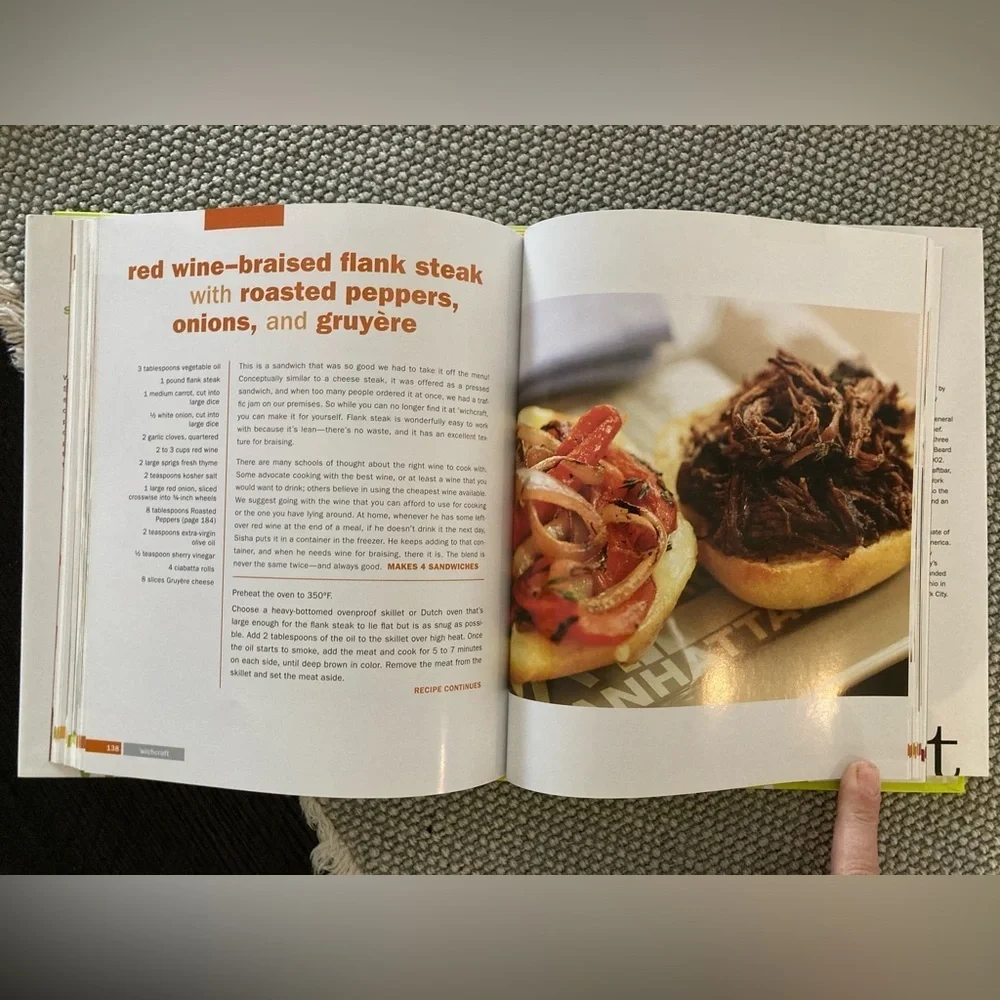 Wichcraft cookbook by Top Chef’s Tom Colicchio cookbook